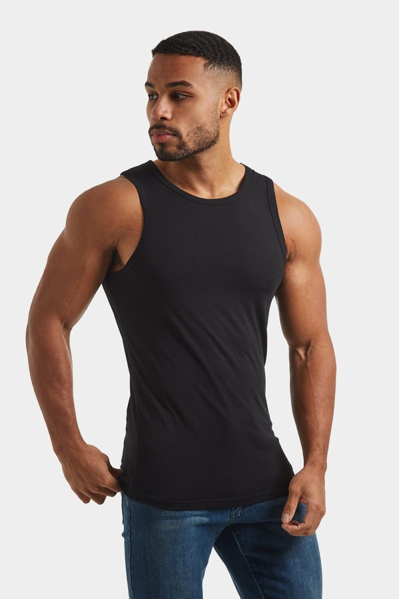 Athletic Fit Vest in Black - TAILORED ATHLETE - USA