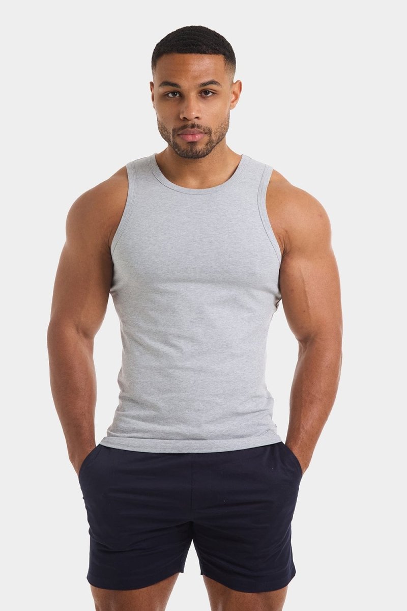 Athletic Fit Vest in Grey Marl - TAILORED ATHLETE - USA