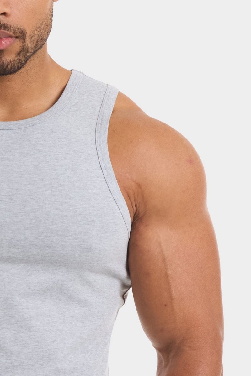 Athletic Fit Vest in Grey Marl - TAILORED ATHLETE - USA