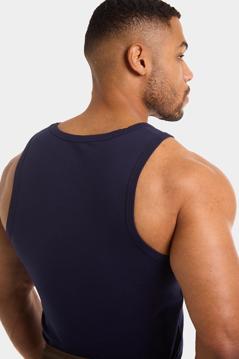 Athletic Fit Vest in True Navy - TAILORED ATHLETE - USA
