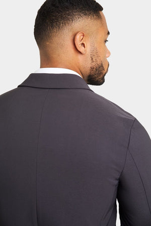 True Athletic Fit Tech Suit Jacket in Slate Grey - TAILORED ATHLETE - USA
