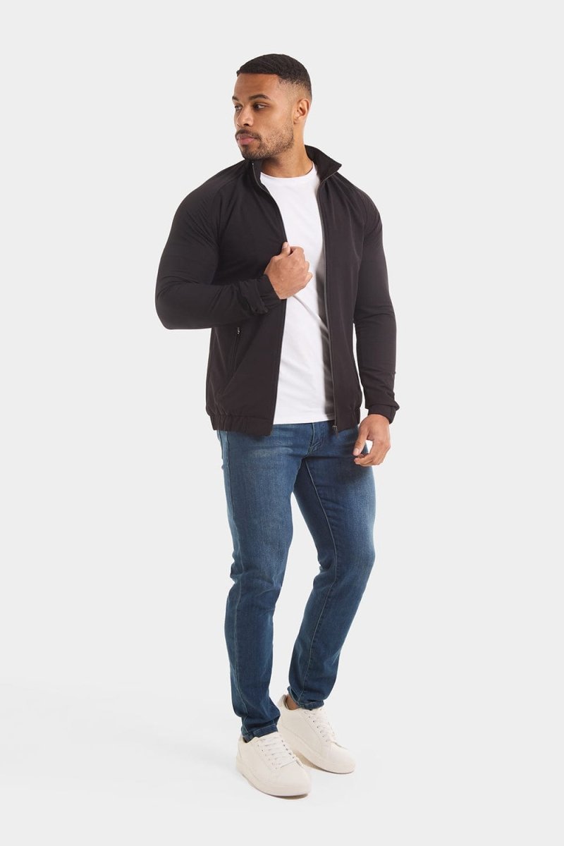 Harrington Jacket in Black - TAILORED ATHLETE - USA