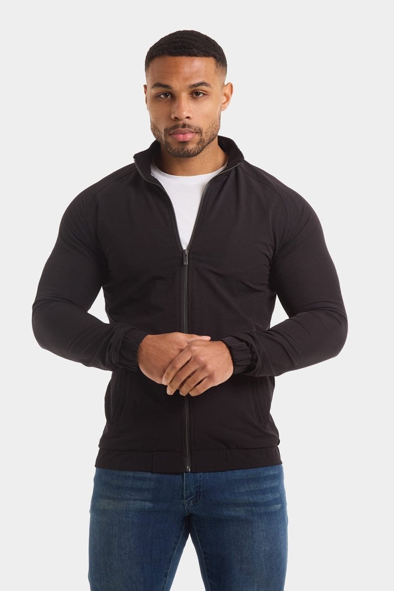 Harrington Jacket in Black - TAILORED ATHLETE - USA