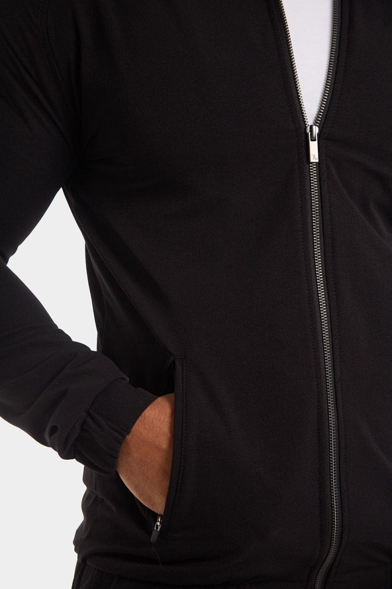 Harrington Jacket in Black - TAILORED ATHLETE - USA