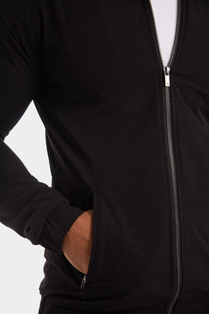 Harrington Jacket in Black - TAILORED ATHLETE - USA