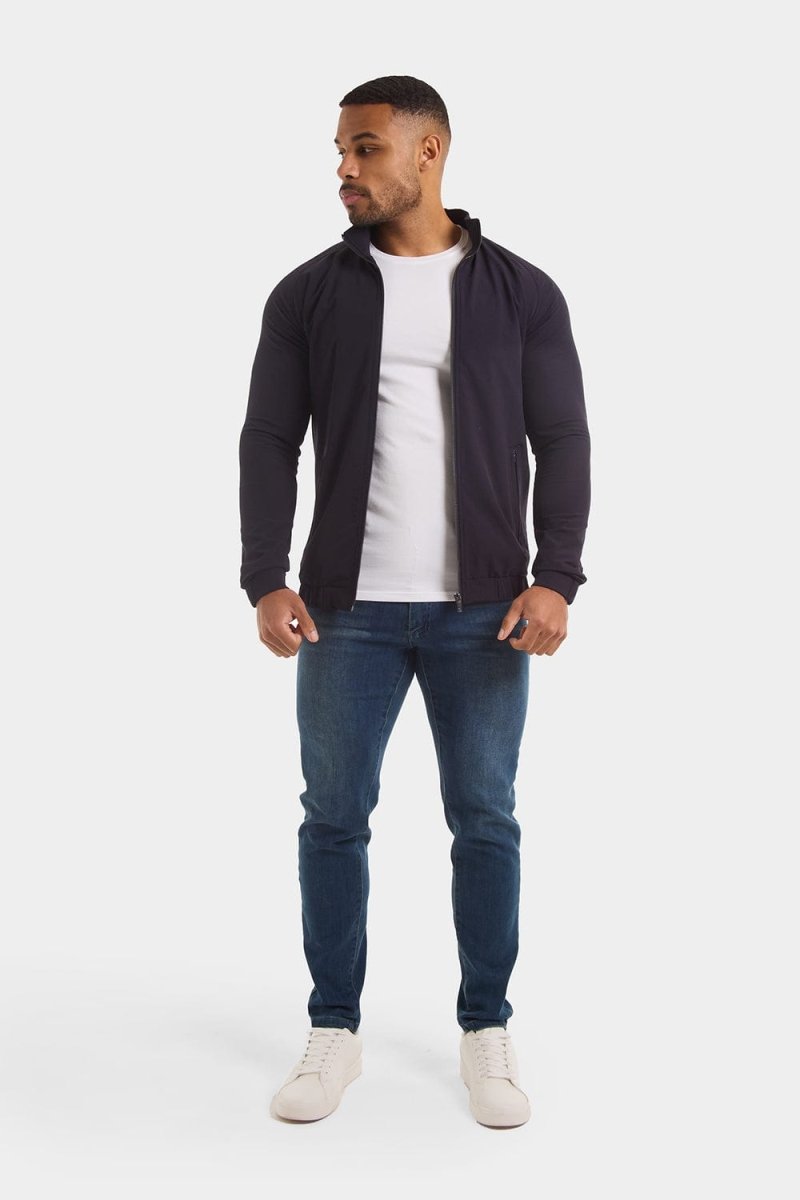 Harrington Jacket in Navy - TAILORED ATHLETE - USA
