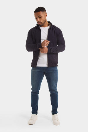 Harrington Jacket in Navy - TAILORED ATHLETE - USA