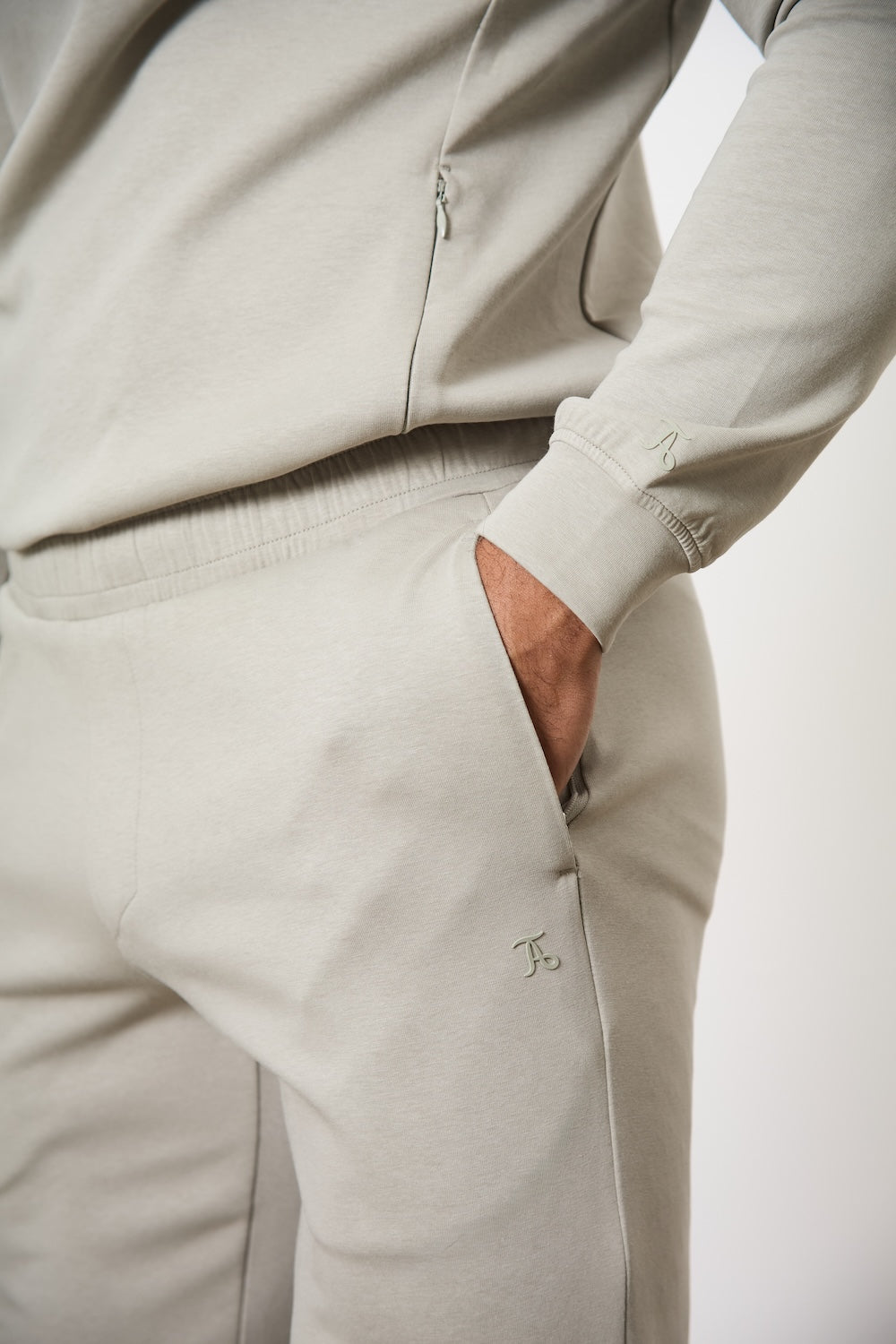 Interlock Sweat Jogger in Smoky Sage - TAILORED ATHLETE - USA