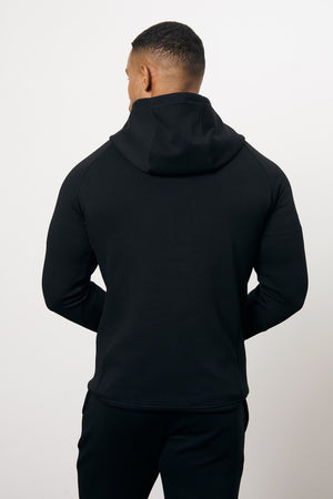 Interlock Hoodie Sweat in Black - TAILORED ATHLETE - USA
