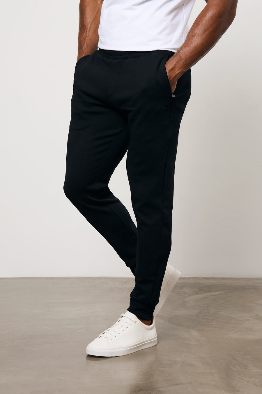 Interlock Sweat Jogger in Black - TAILORED ATHLETE - USA