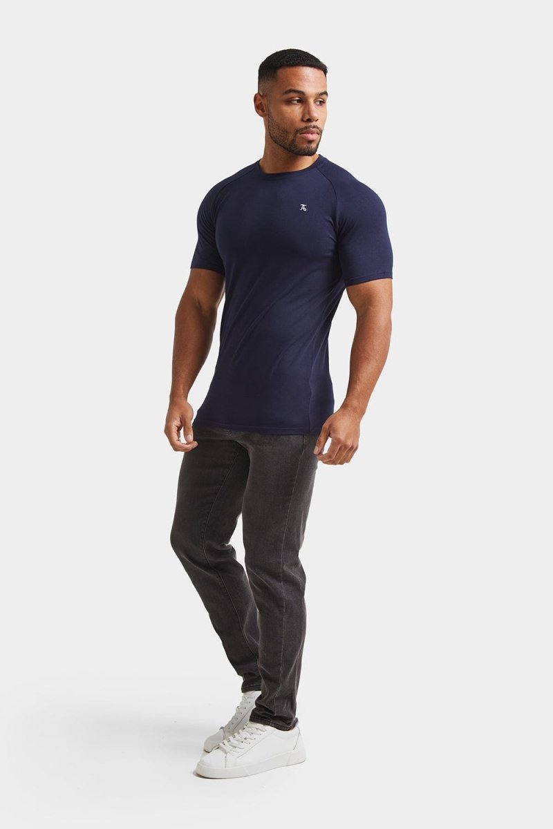 Premium Athletic Fit T-Shirt in True Navy - TAILORED ATHLETE - USA