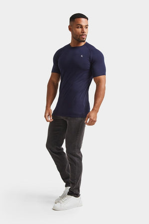 Premium Athletic Fit T-Shirt in True Navy - TAILORED ATHLETE - USA