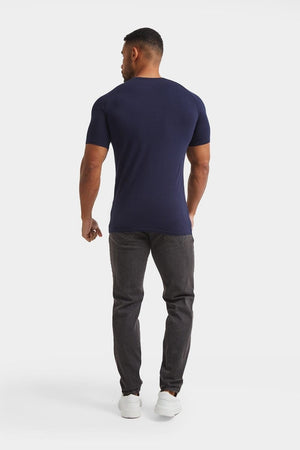 Premium Athletic Fit T-Shirt in True Navy - TAILORED ATHLETE - USA