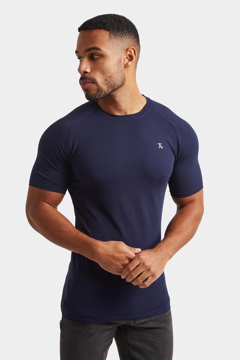 Premium Athletic Fit T-Shirt in True Navy - TAILORED ATHLETE - USA