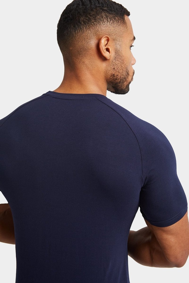Premium Athletic Fit T-Shirt in True Navy - TAILORED ATHLETE - USA