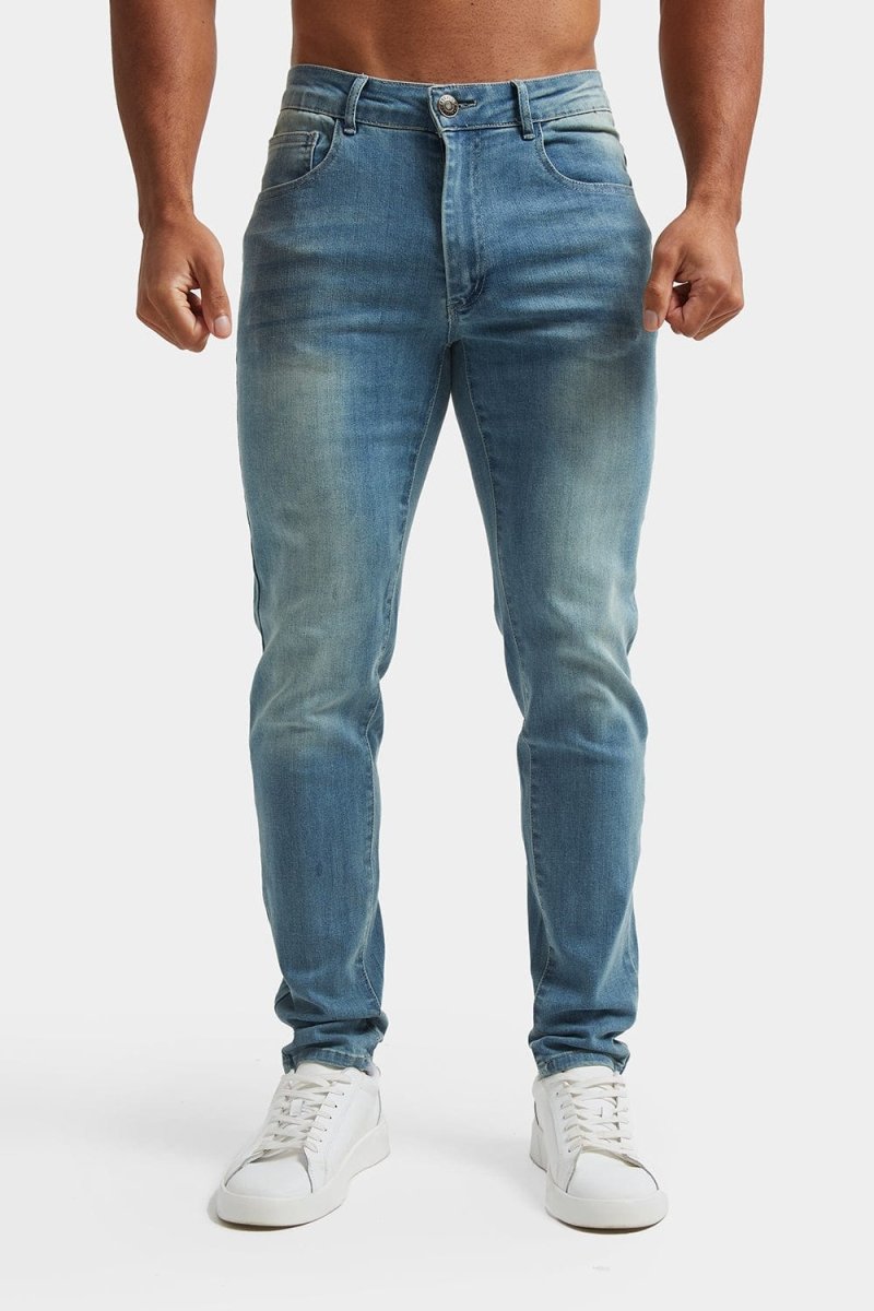 Athletic Fit Jeans in Light Blue - TAILORED ATHLETE - USA