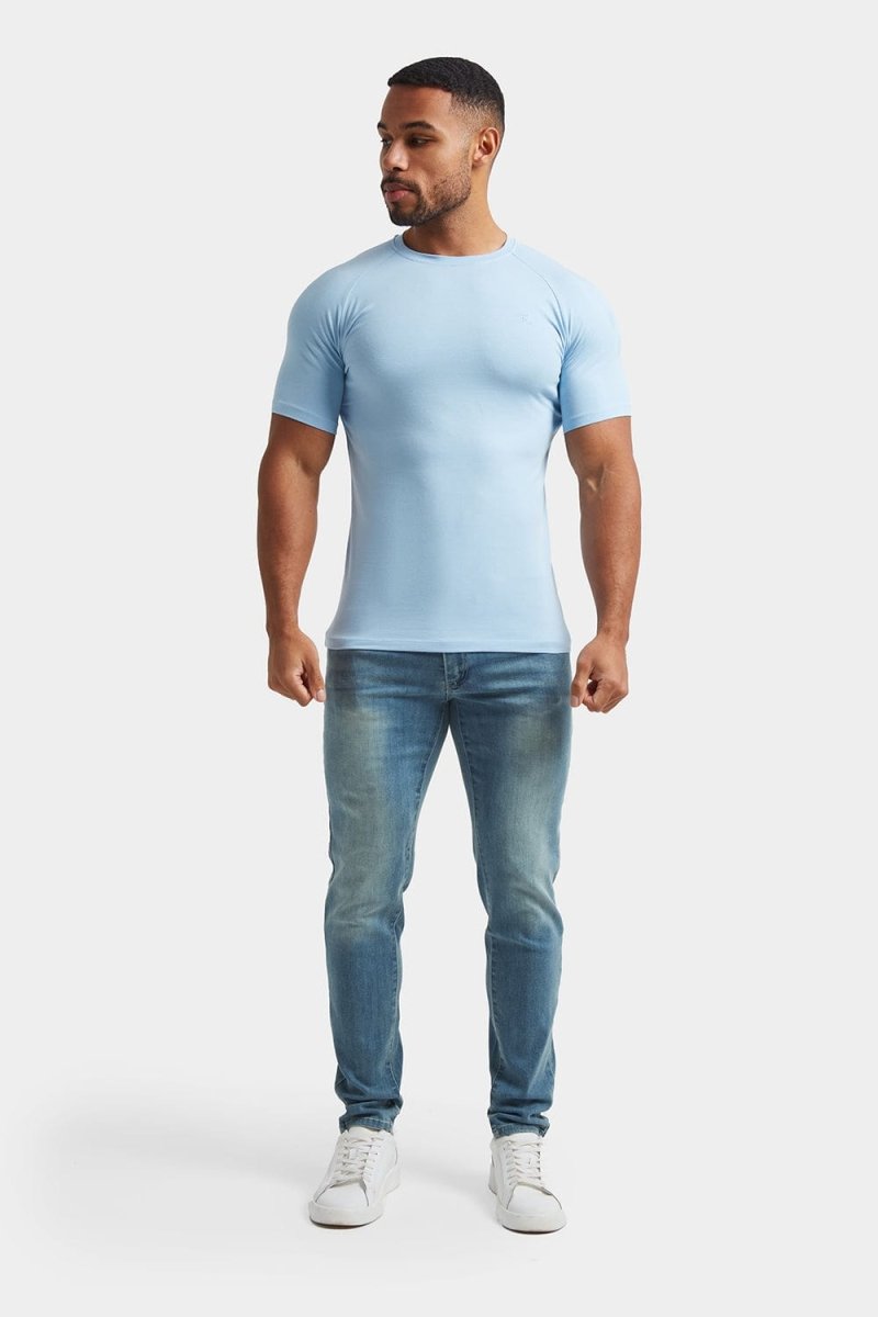 Athletic Fit Jeans in Light Blue - TAILORED ATHLETE - USA