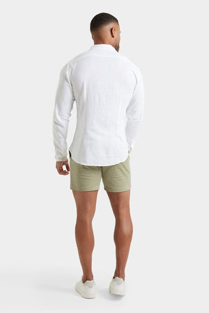 Athletic Fit Chino Shorts 5" in Sage - TAILORED ATHLETE - USA