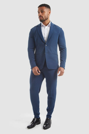 True Athletic Fit Tech Suit Pants In Navy - TAILORED ATHLETE - USA