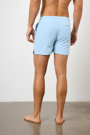 Plain Swim Short in Soft Blue - TAILORED ATHLETE - USA