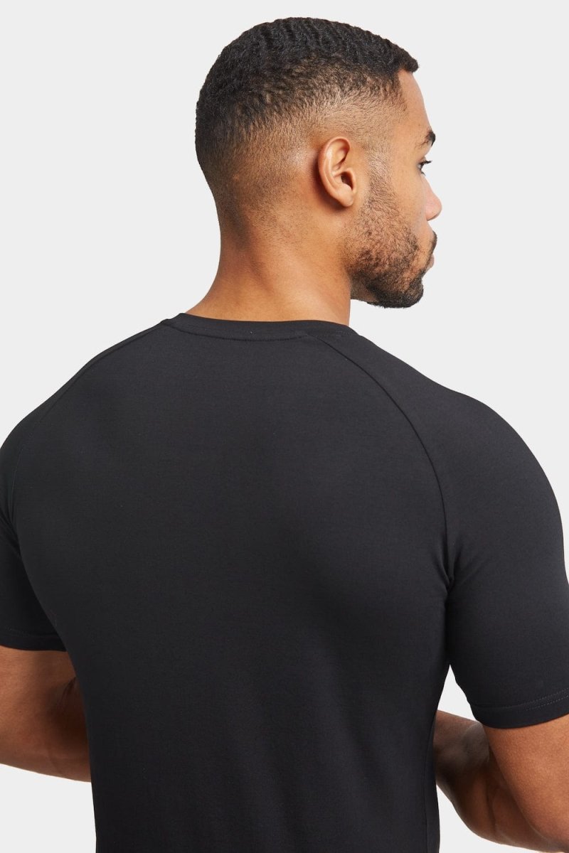 Premium Athletic Fit V-Neck in Black - TAILORED ATHLETE - USA