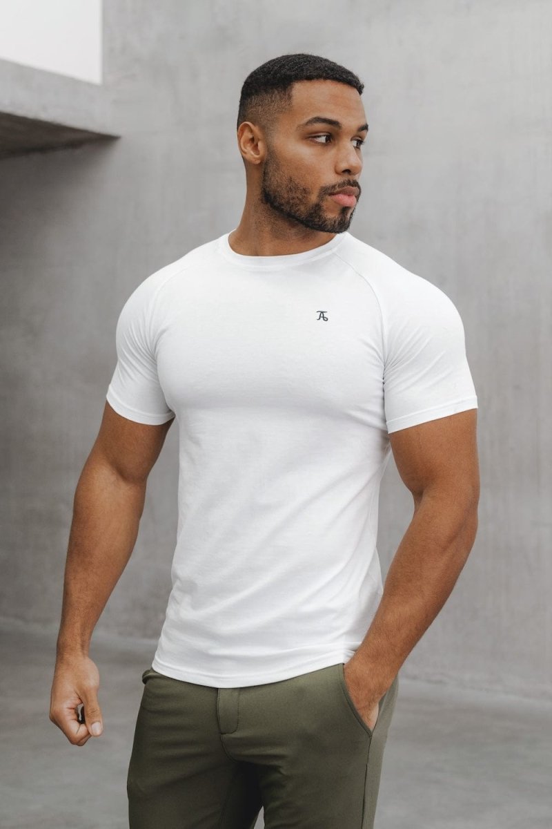 Premium Athletic Fit T-Shirt in White - TAILORED ATHLETE - USA