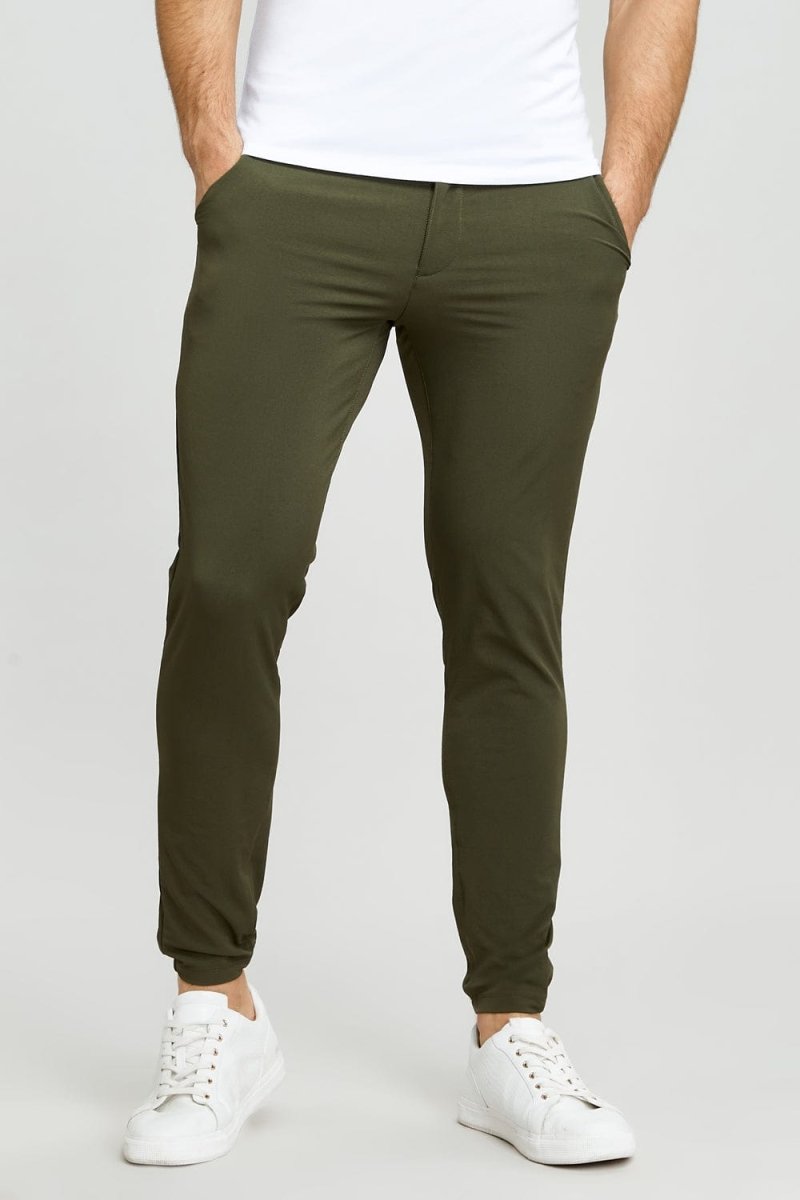 Everyday Tech Pants in Khaki - TAILORED ATHLETE - USA