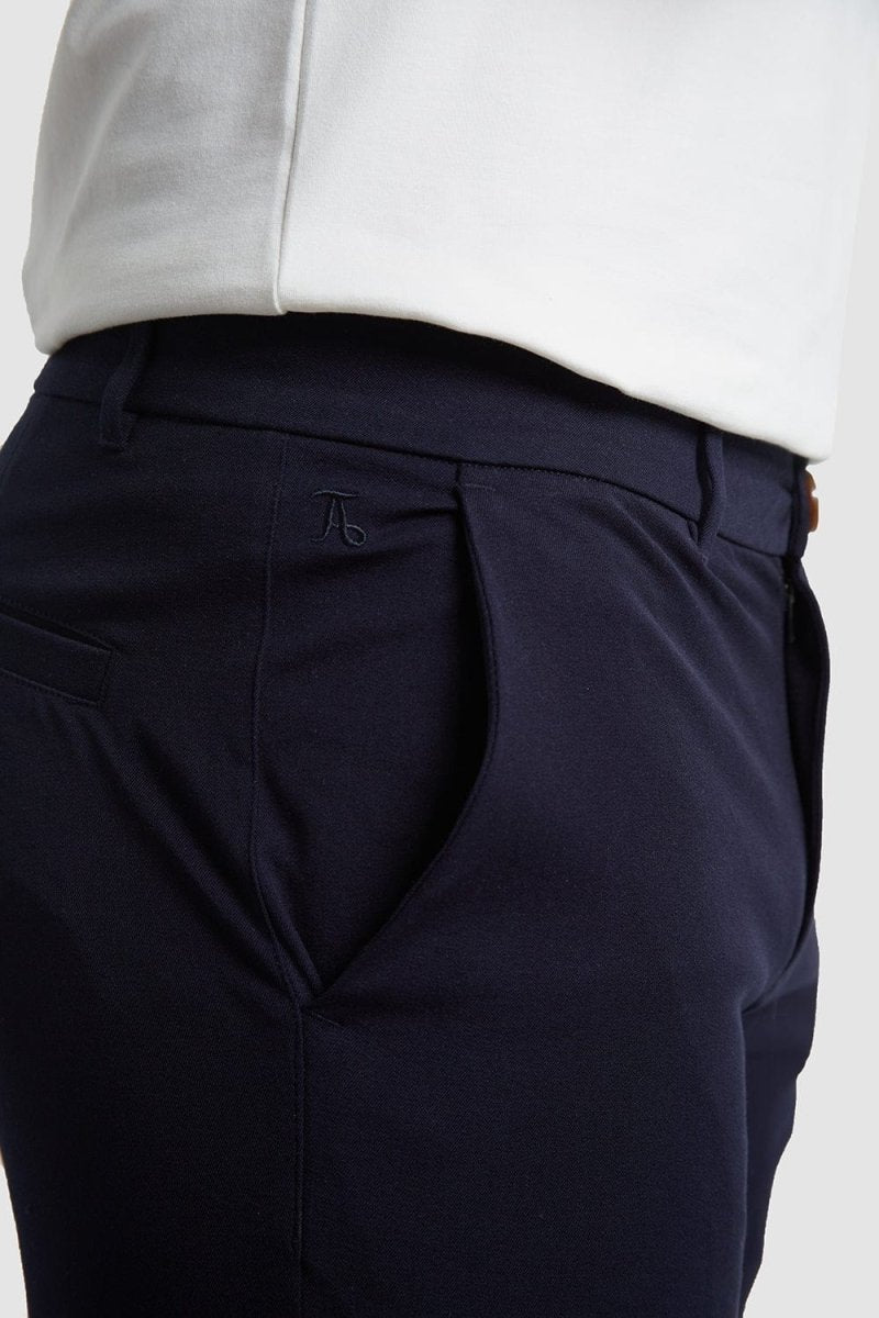Athletic Fit Chino Shorts in Navy - TAILORED ATHLETE - USA