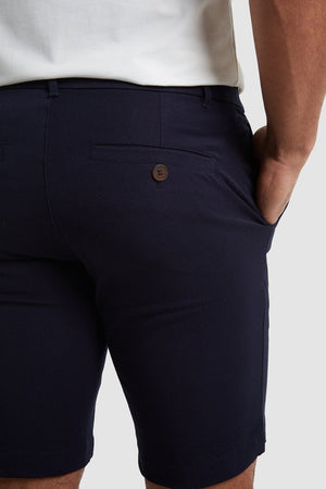 Athletic Fit Chino Shorts in Navy - TAILORED ATHLETE - USA