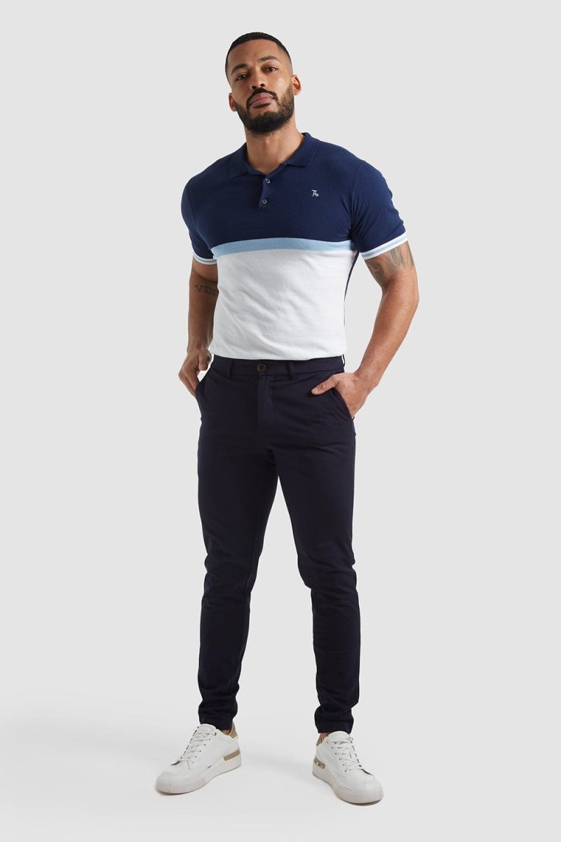 Chino Pants in Navy - TAILORED ATHLETE - USA