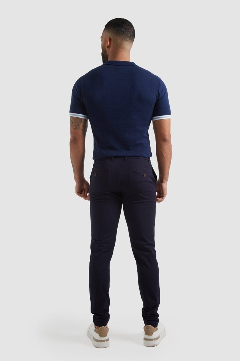 Chino Pants in Navy - TAILORED ATHLETE - USA