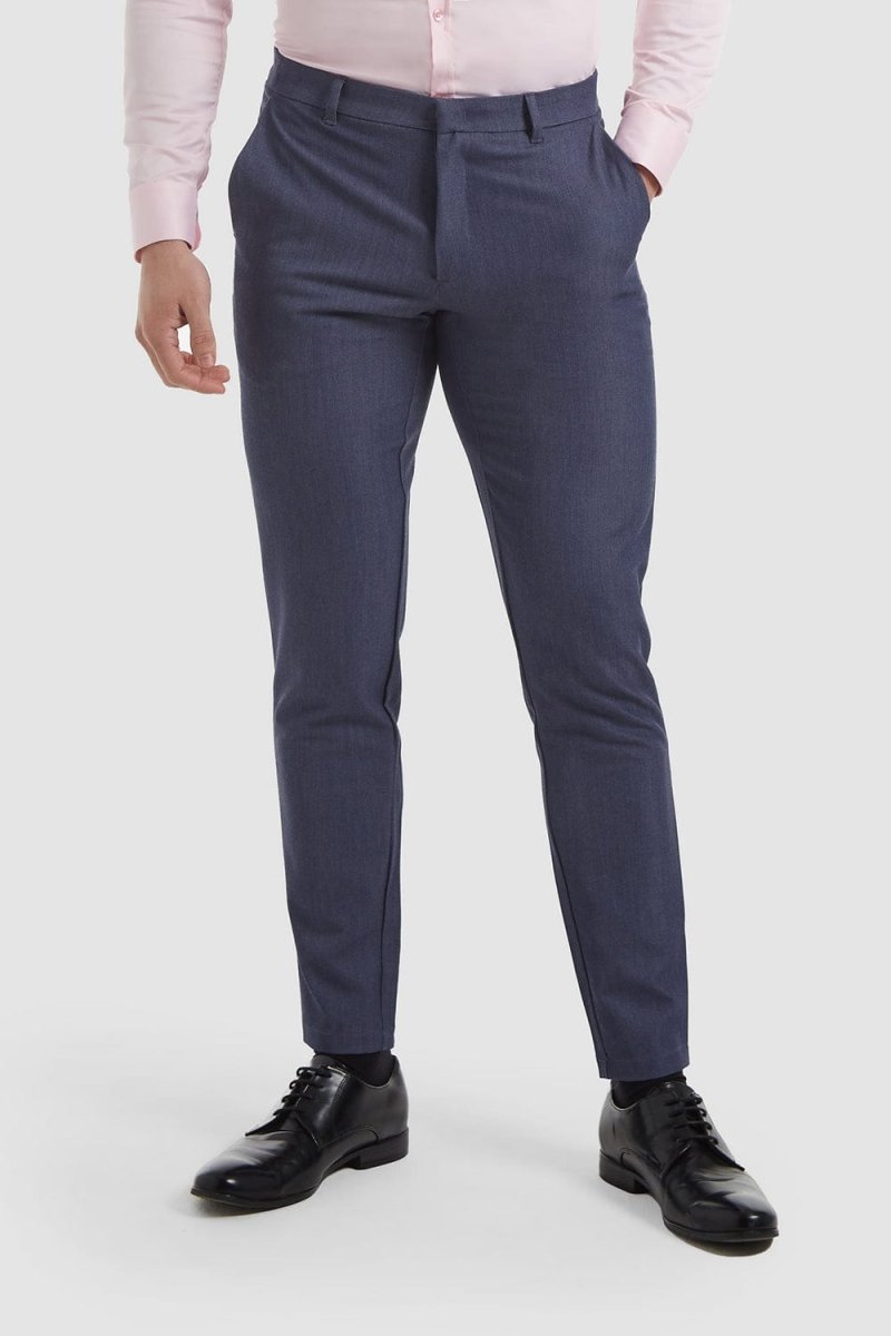 Athletic Fit Essential Pants 2.0 in Chambray - TAILORED ATHLETE - USA