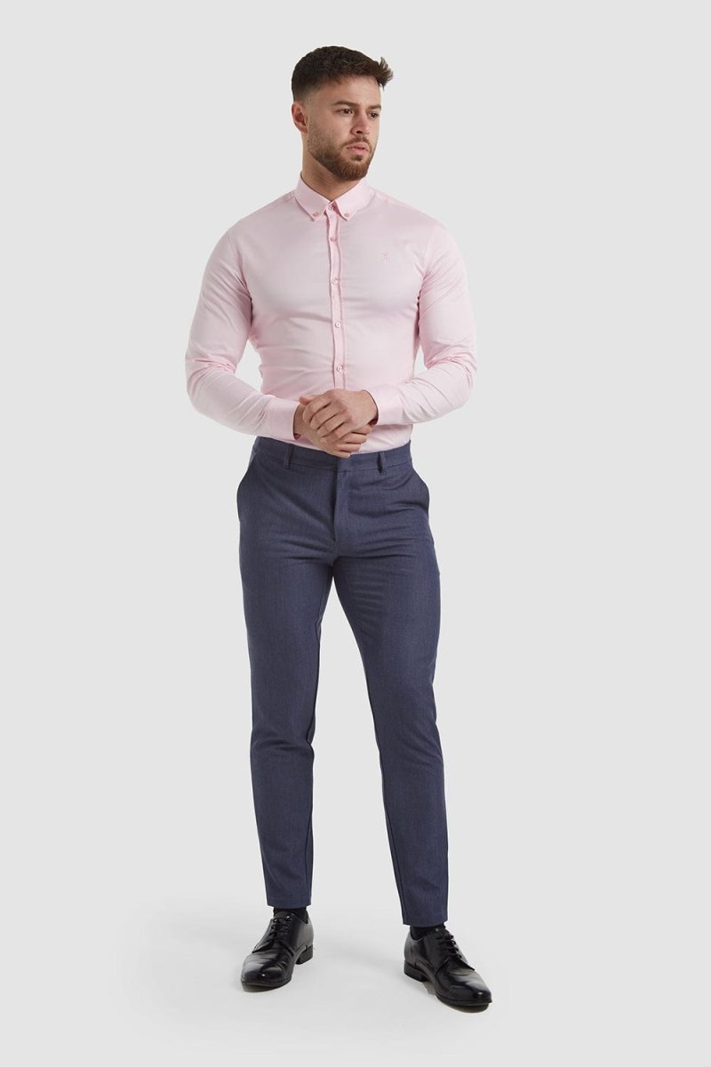 Athletic Fit Essential Pants 2.0 in Chambray - TAILORED ATHLETE - USA