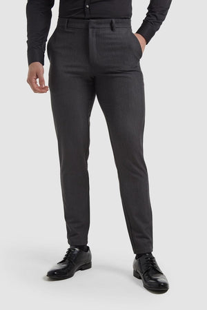 Athletic Fit Essential Pants 2.0 In Charcoal - TAILORED ATHLETE - USA