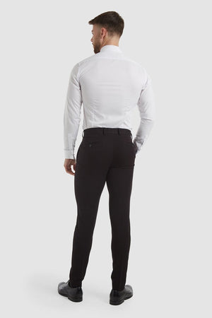True Athletic Fit Suit Pants in Black - TAILORED ATHLETE - USA