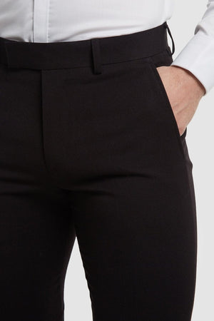 True Athletic Fit Suit Pants in Black - TAILORED ATHLETE - USA